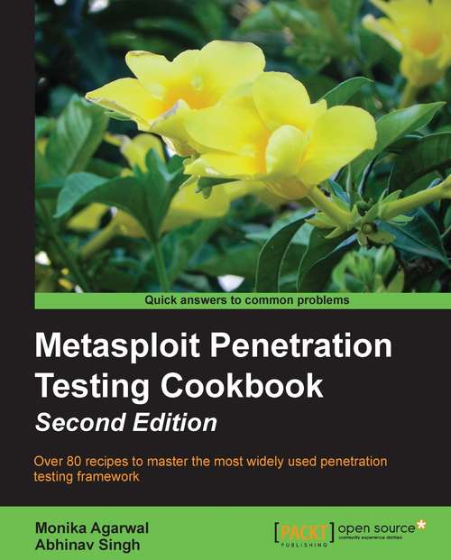 Book cover of Metasploit Penetration Testing Cookbook