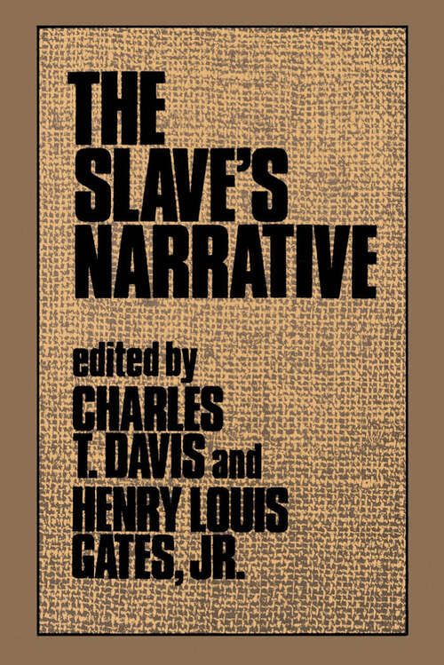 Book cover of The Slave's Narrative