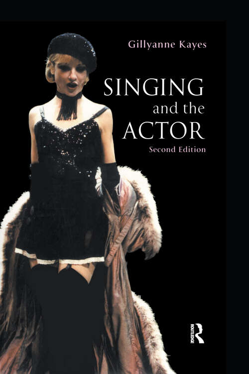 Book cover of Singing and the Actor (2)