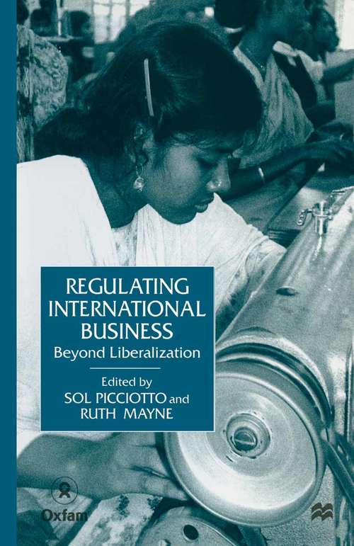Book cover of Regulating International Business: Beyond Liberalization (1st ed. 1999)