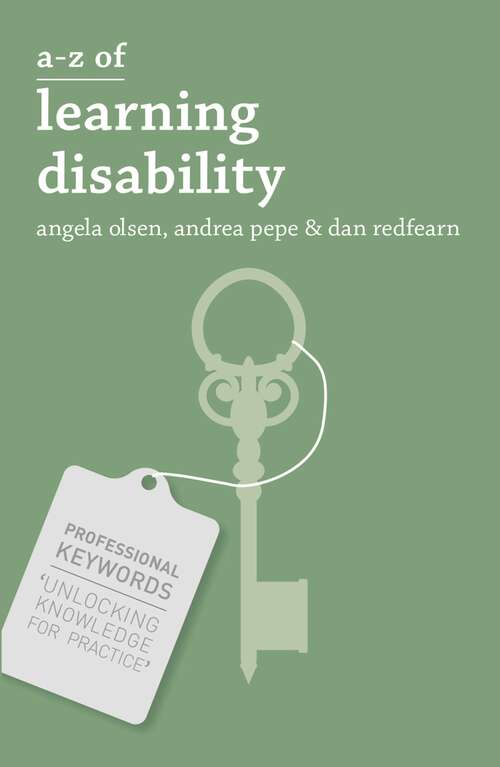 Book cover of A-Z of Learning Disability (1st ed. 2016) (Professional Keywords)