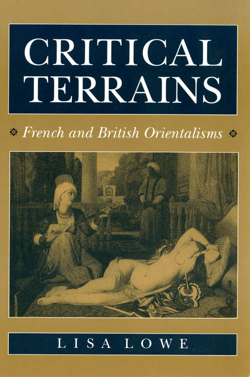 Book cover of Critical Terrains: French and British Orientalisms