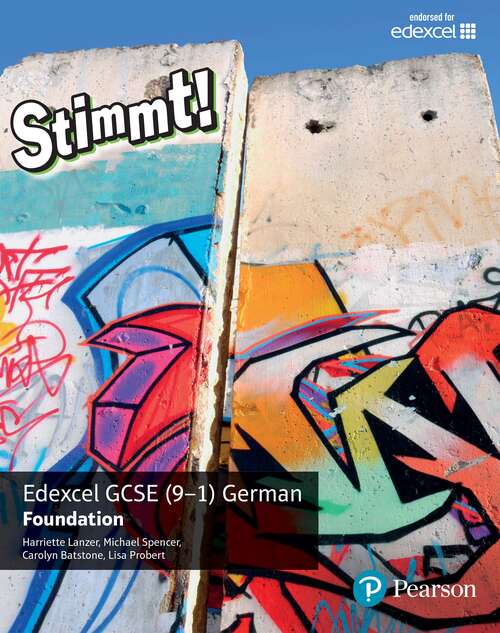 Book cover of Stimmt! Edexcel GCSE German Foundation Student Book (PDF)