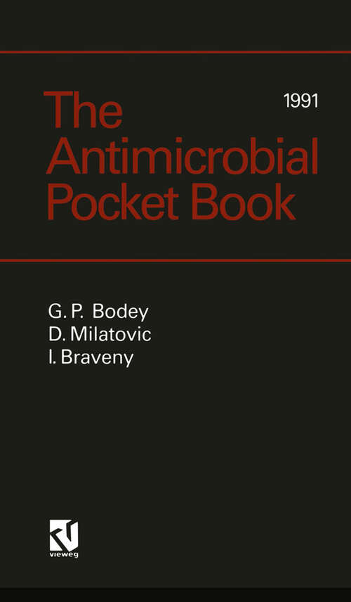 Book cover of The Antimicrobial Pocket Book (1991)