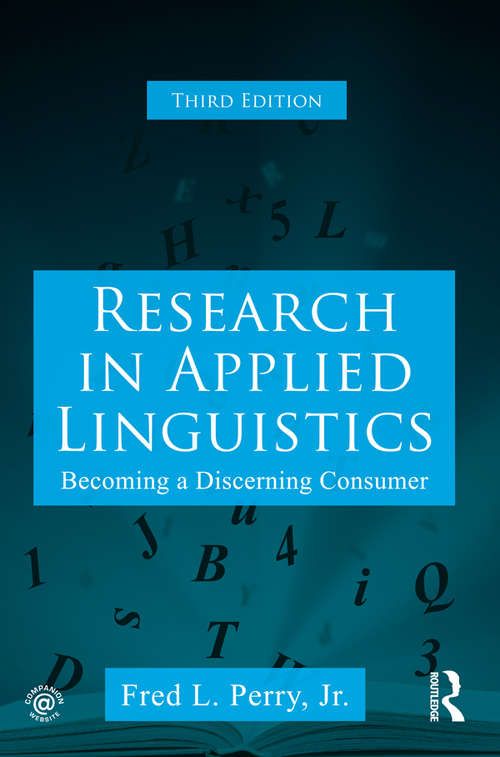 Book cover of Research in Applied Linguistics: Becoming a Discerning Consumer (3)