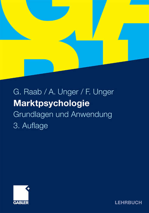 Book cover of Marktpsychologie: Grundlagen und Anwendung (3. Aufl. 2010)