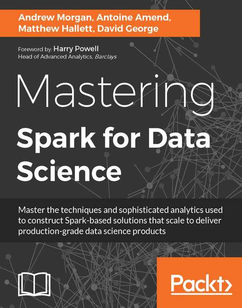 Book cover of Mastering Spark for Data Science