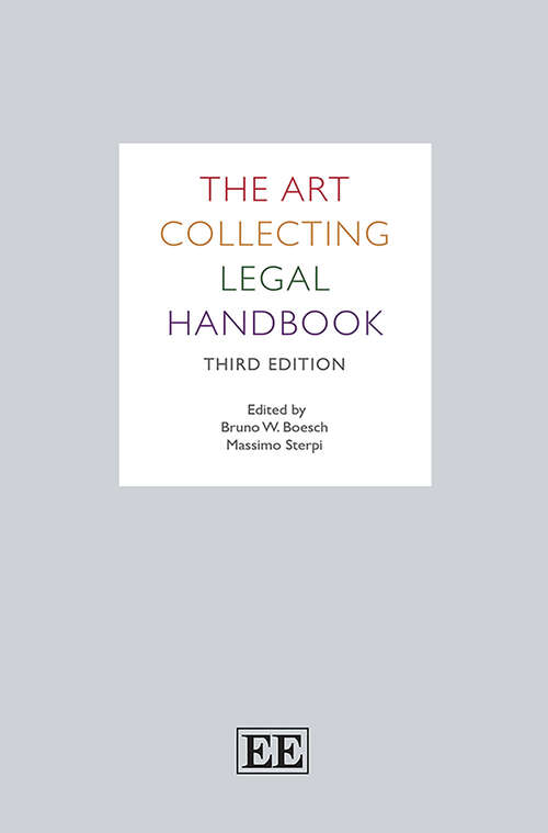 Book cover of The Art Collecting Legal Handbook: Third Edition