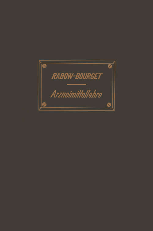 Book cover of Handbuch der Arzneimittellehre: Zum Gebrauche Für Studirende und Ärzte (1897)