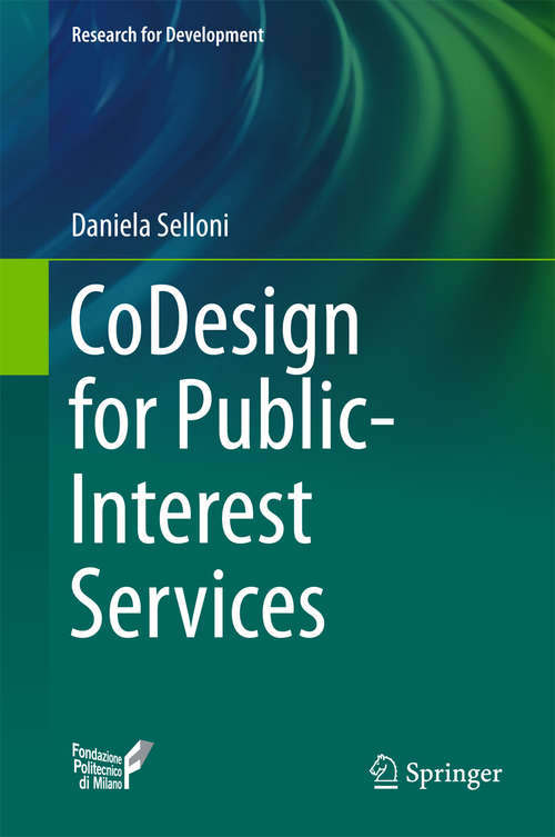 Book cover of CoDesign for Public-Interest Services (Research for Development)