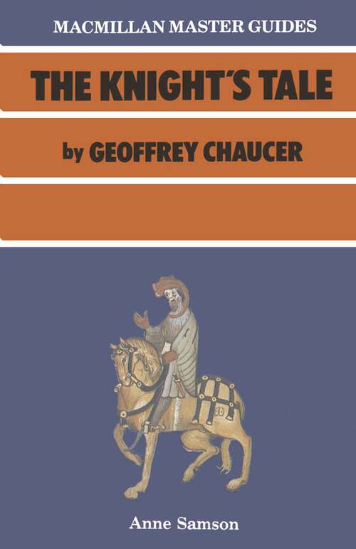 Book cover of Chaucer: (pdf) (1st ed. 1987) (Bloomsbury Master Guides)