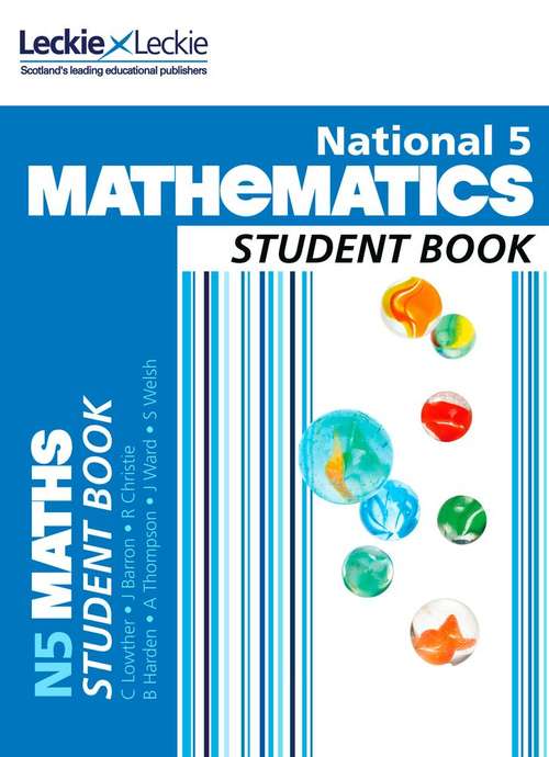 Book cover of National 5 Mathematics: Student Book (PDF)
