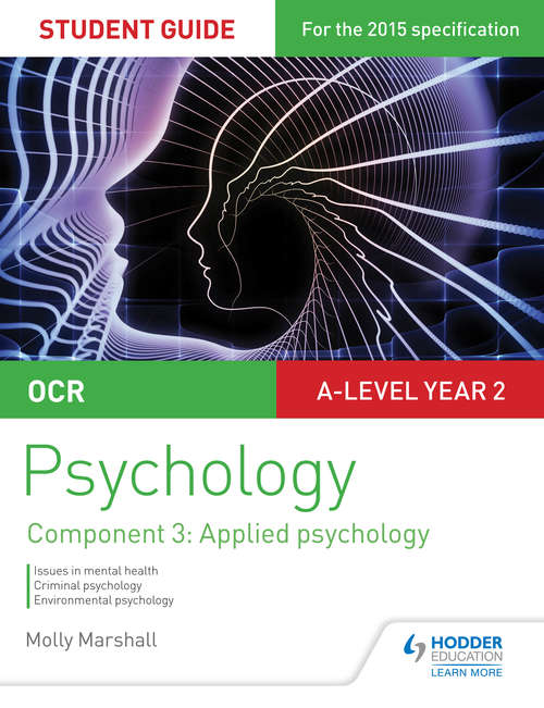 Book cover of OCR Psychology Student Guide 3: Component 3 Applied psychology (Eurostars)