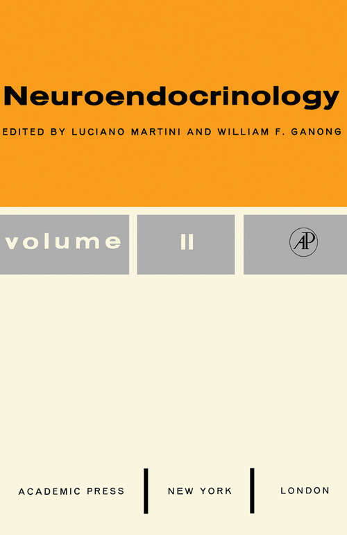 Book cover of Neuroendocrinology: Volume II