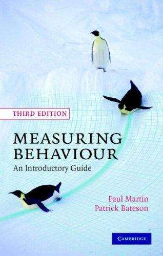 Book cover of Measuring Behaviour: An Introductory Guide (PDF)