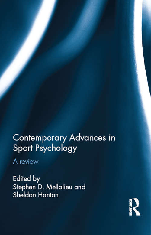 Book cover of Contemporary Advances in Sport Psychology: A Review
