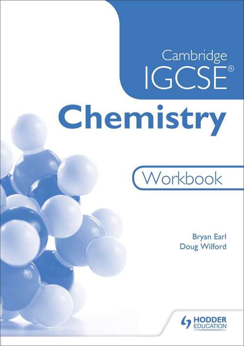 Book cover of Cambridge IGCSE Chemistry Workbook 2nd Edition (PDF)