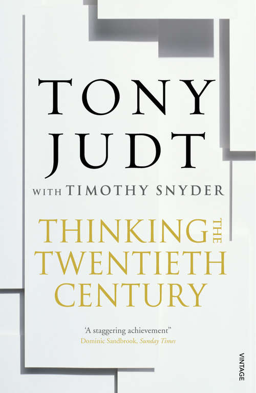 Book cover of Thinking the Twentieth Century (Playaway Adult Nonfiction Ser.)
