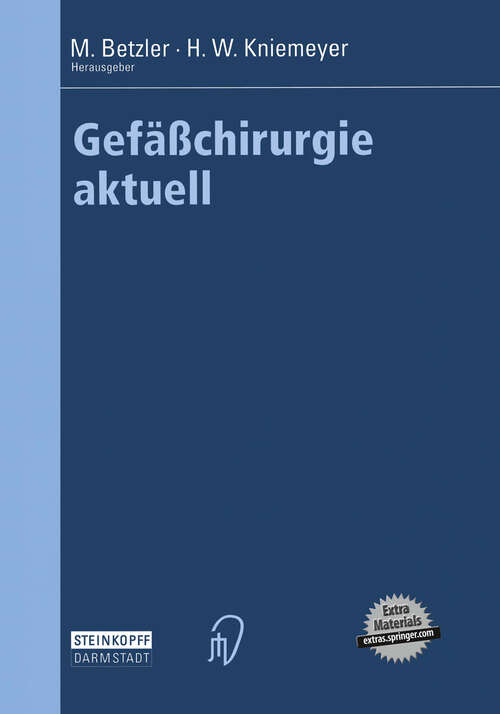 Book cover of Gefäßchirurgie aktuell (2003)