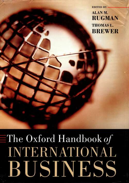 Book cover of The Oxford Handbook Of International Business (Oxford Handbooks In Business And Management Ser.)