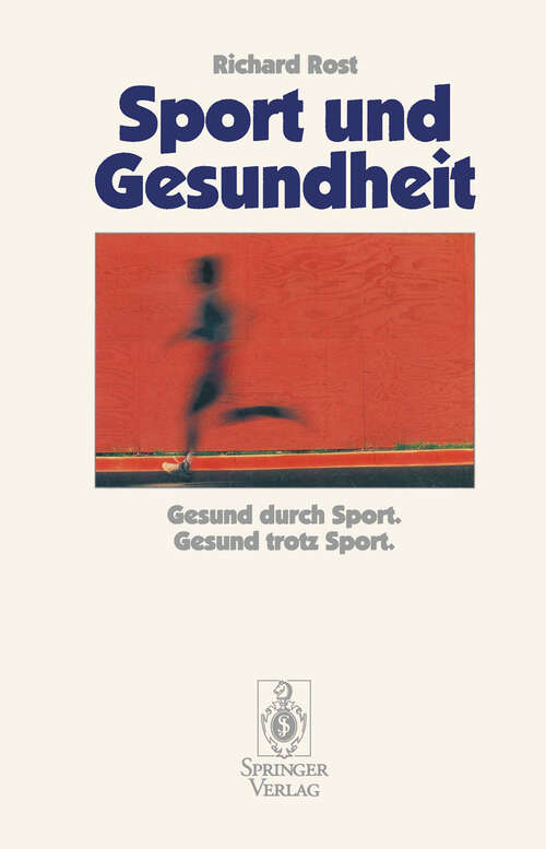 Book cover of Sport und Gesundheit: Gesund durch Sport Gesund trotz Sport (1994)