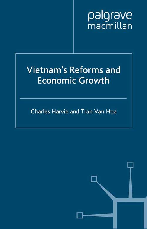 Book cover of Vietnam’s Reforms and Economic Growth (1997)