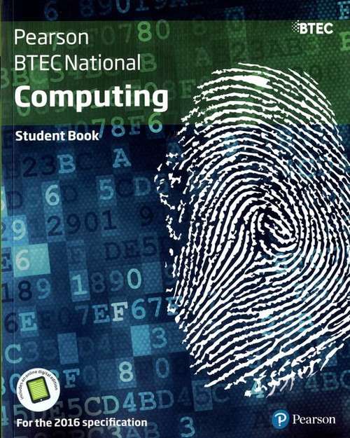 Book cover of Btec National Computing Student Book (PDF)