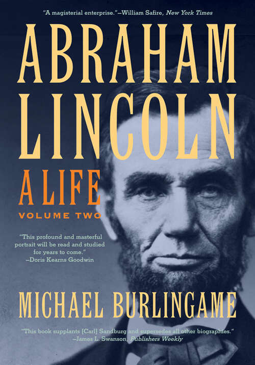 Book cover of Abraham Lincoln: A Life