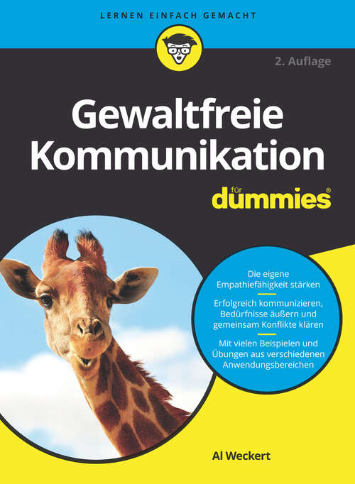 Book cover of Gewaltfreie Kommunikation für Dummies (2. Auflage) (Für Dummies)