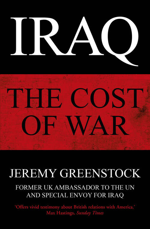 Book cover of Iraq: The Cost of War