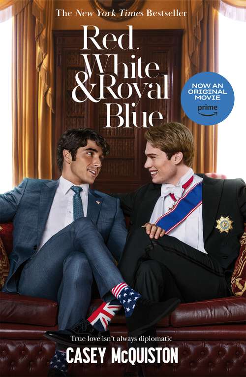 Book cover of Red, White and Royal Blue: A Royally Romantic Enemies to Lovers Bestseller