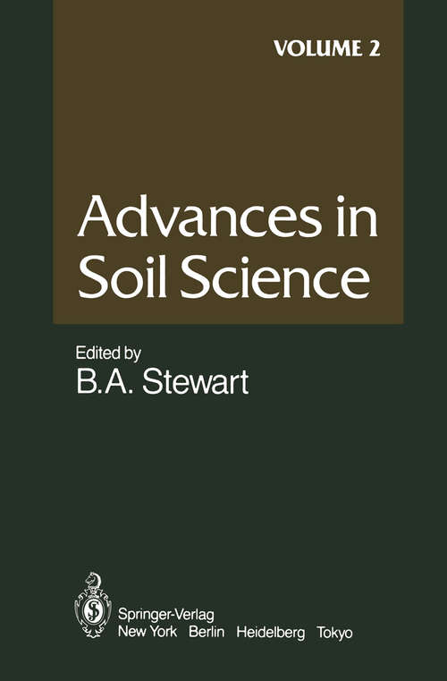 Book cover of Advances in Soil Science: Volume 2 (1985) (Advances in Soil Science #2)