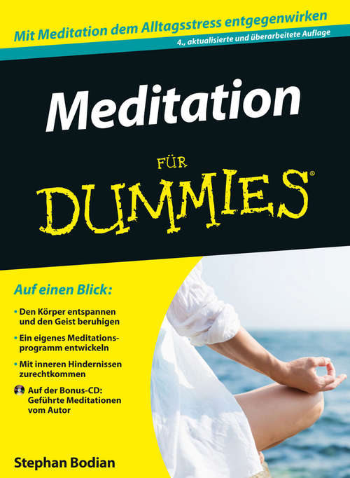 Book cover of Meditation für Dummies (4. Auflage) (Für Dummies)