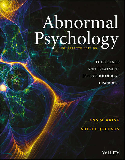 Book cover of Abnormal Psychology: The Science And Treatment Of Psychological Disorders