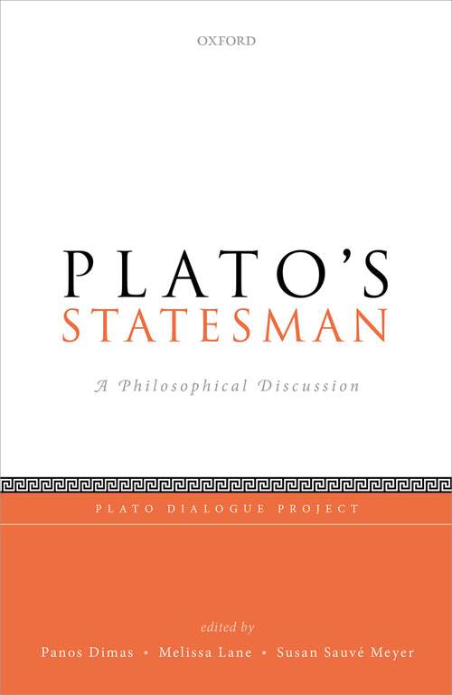 Book cover of Plato's Statesman: A Philosophical Discussion (Plato Dialogue Project)