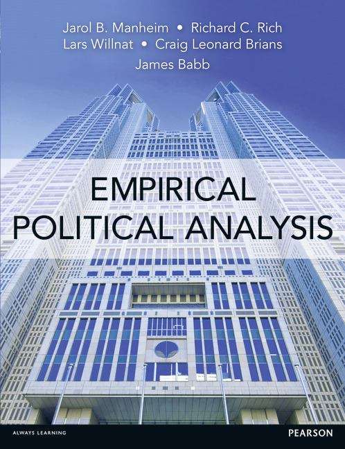 Book cover of Empirical Political Analysis: An Introduction To Research Methods (PDF)