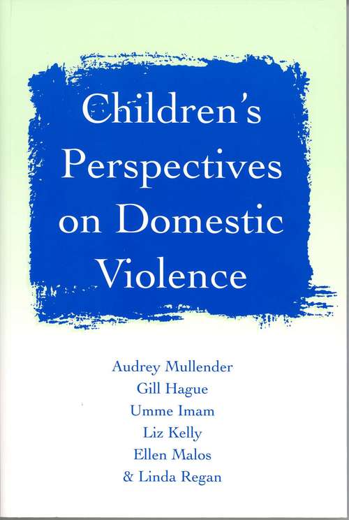 Book cover of Children's Perspectives on Domestic Violence (PDF)