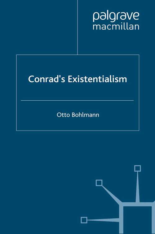 Book cover of Conrad's Existentialism (1991)