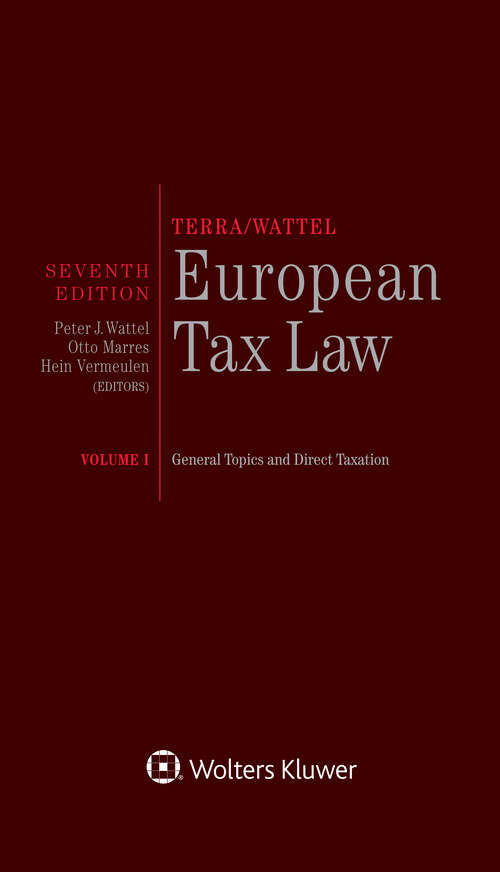 Book cover of Terra/Wattel – European Tax Law: Volume I (Full edition)