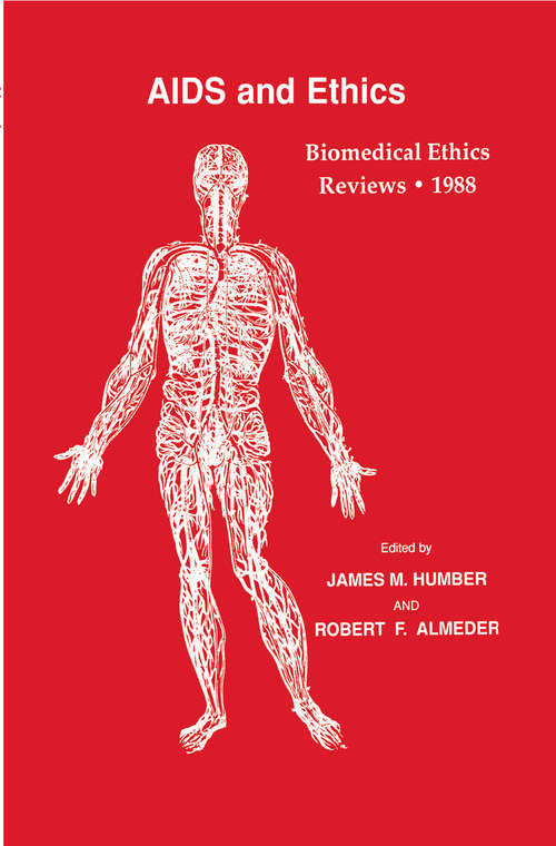 Book cover of Biomedical Ethics Reviews · 1988 (1989) (Biomedical Ethics Reviews)