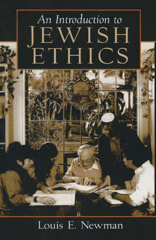 Book cover of An Introduction to Jewish Ethics