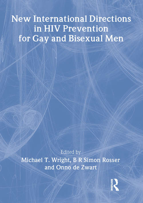 Book cover of New International Directions in HIV Prevention for Gay and Bisexual Men