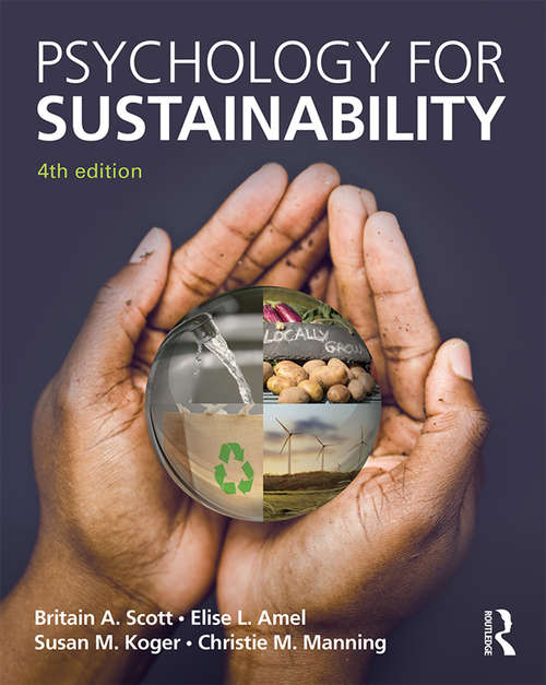 Book cover of Psychology for Sustainability: 4th Edition