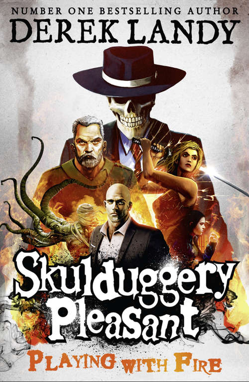Book cover of Playing With Fire (ePub edition) (Skulduggery Pleasant #2)