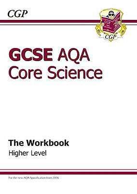Book cover of GCSE Core Science AQA A Workbook: Higher Level (PDF)