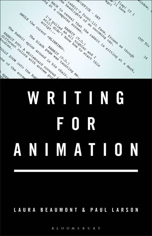 Book cover of Writing for Animation