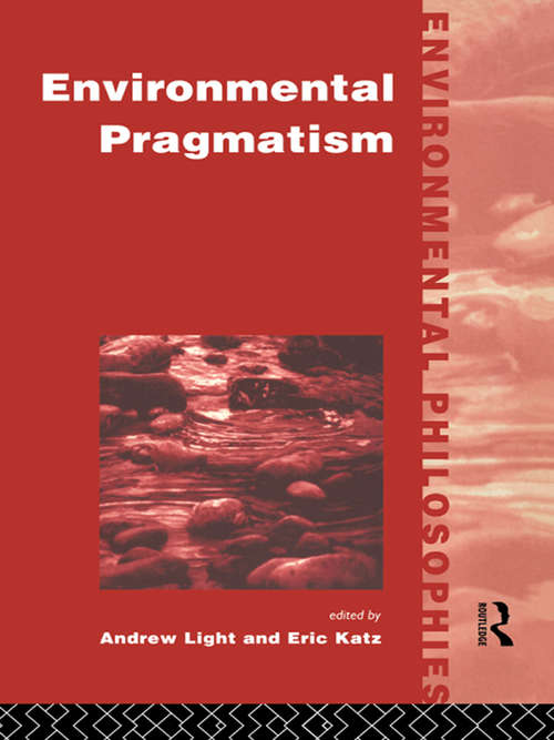 Book cover of Environmental Pragmatism