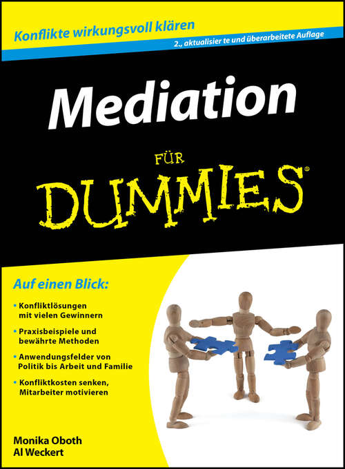 Book cover of Mediation für Dummies (2. Auflage) (Für Dummies)