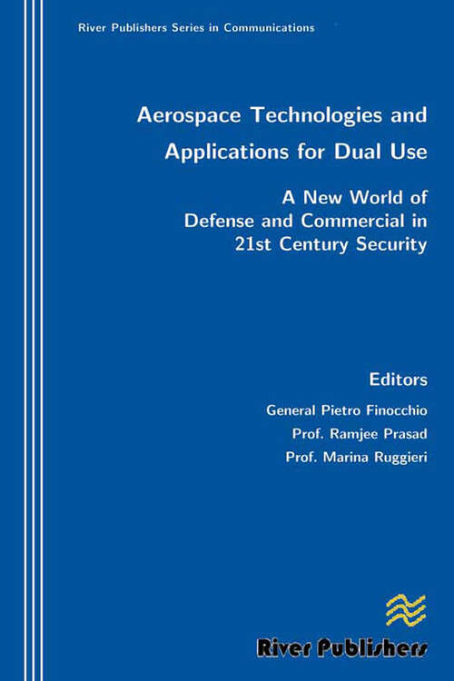 Book cover of Aerospace Technologies and Applications for Dual Use