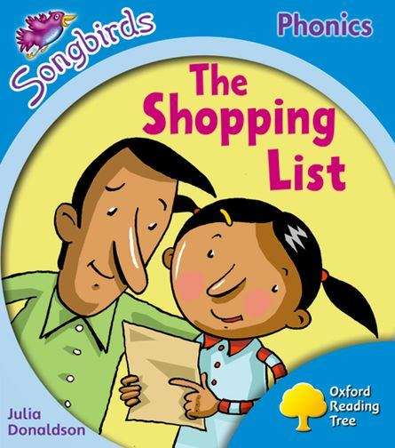 Book cover of Oxford Reading Tree, Stage 3, Songbirds: The Shopping List (2008 edition)